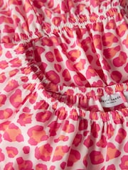 وردي - Name It Floral Printed Playsuit - صورة 3 من 3