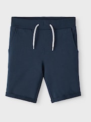 Name It Grey 2 Pack Cotton Jogger Shorts - Image 2 of 5