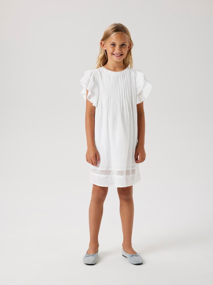 Name It White Broderie Anglaise Dress - Image 2 of 4
