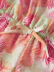 Name It Green Floral Printed Playsuit - Image 3 of 3