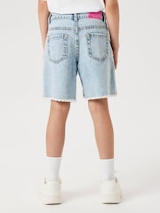 Pantaloni scurți lungi din denim albit Name It - Image 2 of 4