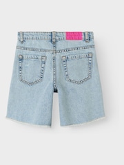 Pantaloni scurți lungi din denim albit Name It - Image 3 of 4