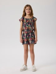 أزرق - Name It Floral Printed Playsuit - صورة 1 من 4