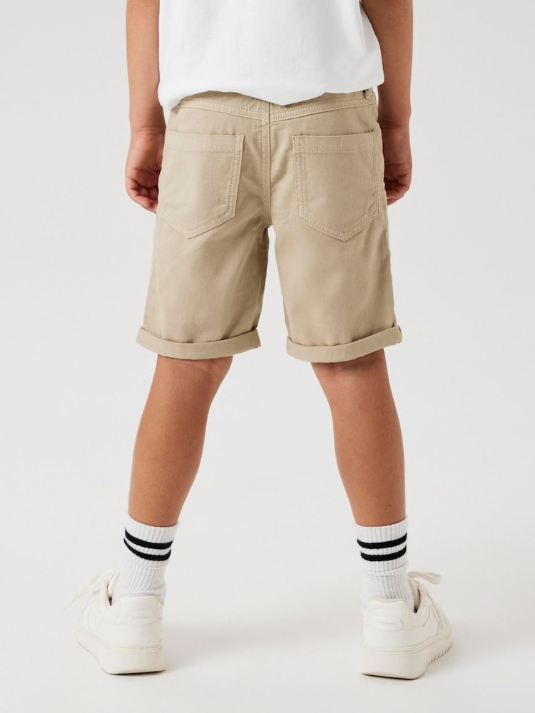 Name It Brown Slim Fit Denim Shorts - Image 2 of 4