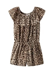 طبعات حيوانات - Name It Floral Printed Playsuit - صورة 1 من 2
