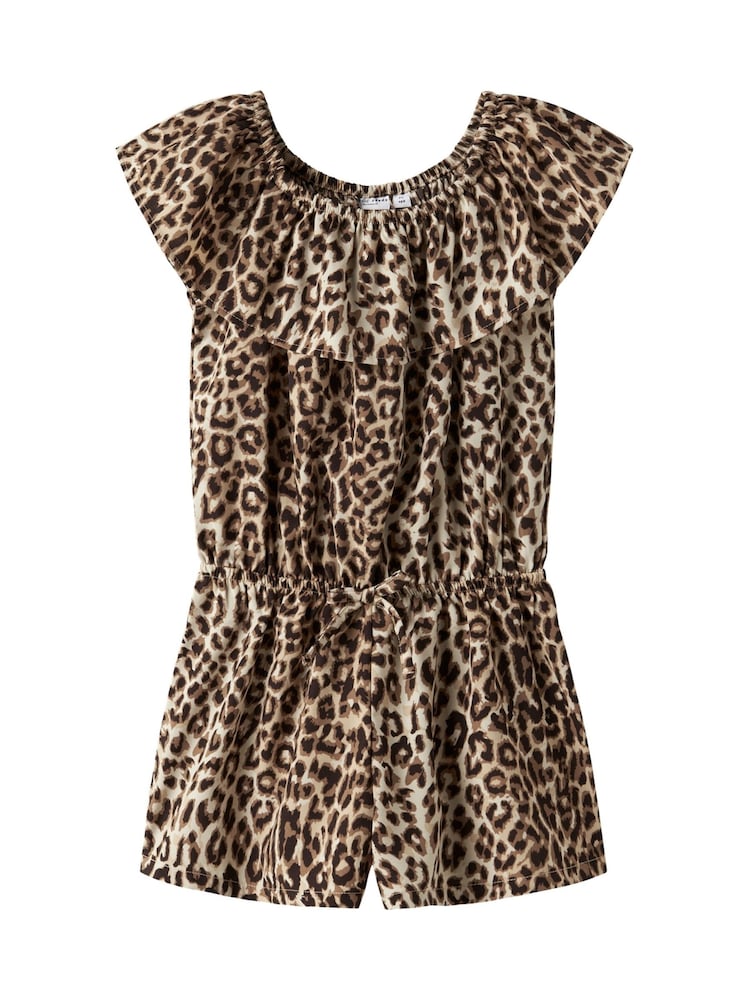 طبعات حيوانات - Name It Floral Printed Playsuit - صورة 1 من 2