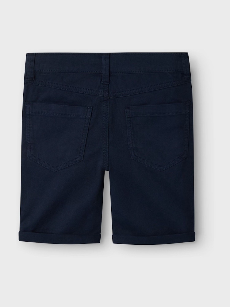Name It Blue Slim Fit Denim Shorts - Image 6 of 6