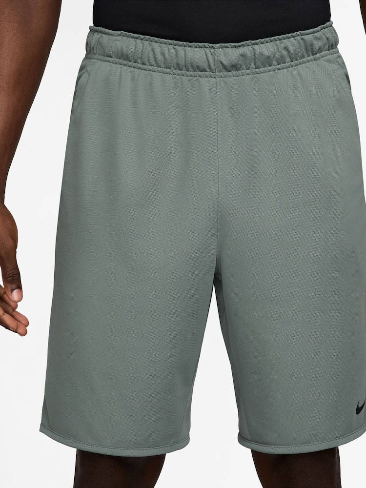 Nike Clay Green Totality Dri-FIT 9 inch Unlined Training Shorts - Image 1 of 4