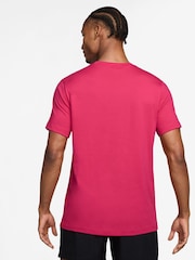 Nike Rush Pink Dri-FIT Training T-Shirt - Image 2 of 3