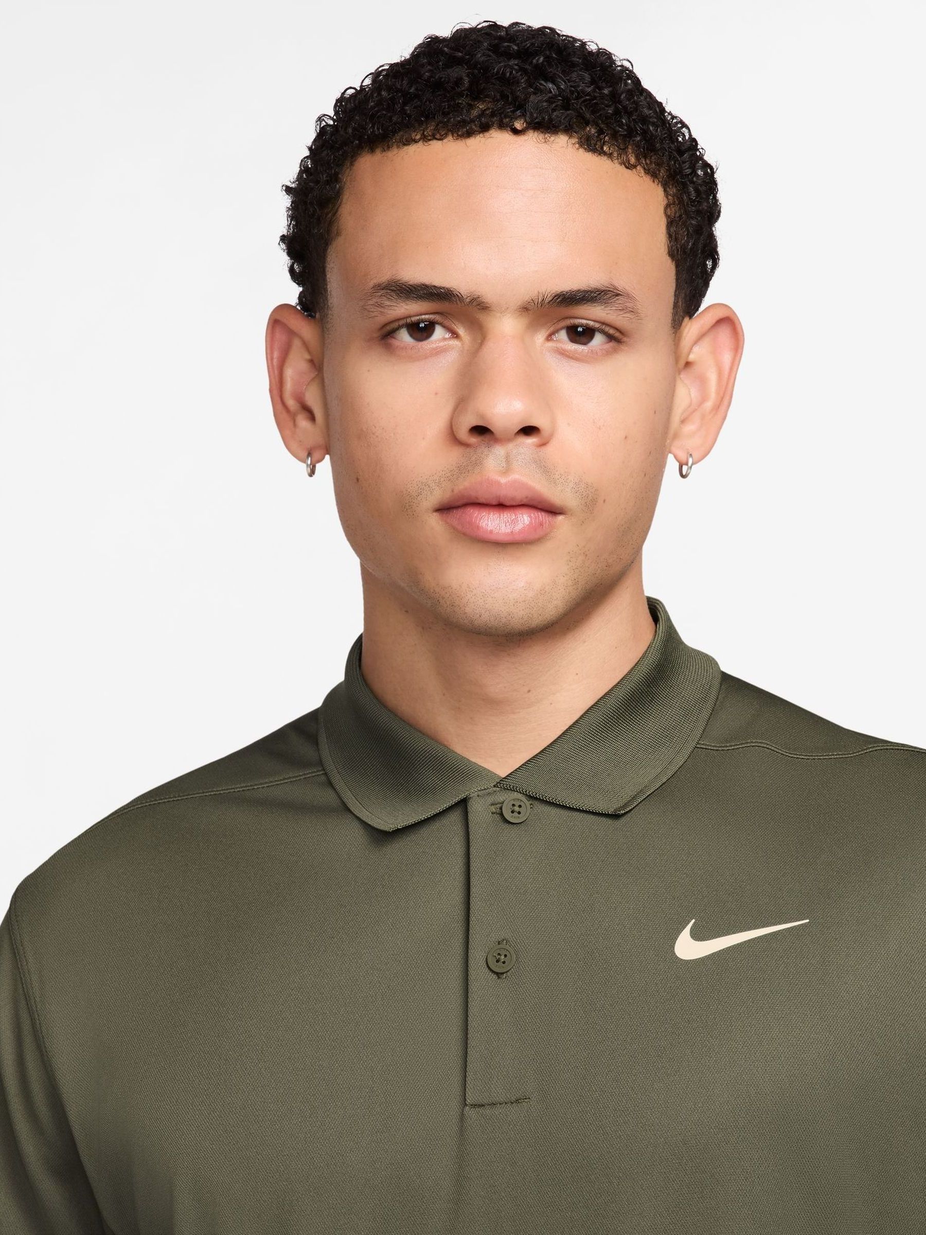 nike olive green golf shirt