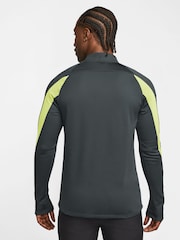 Nike Dark Seaweed Green Academy Winter Warrior Therma-FIT 1/2-Zip Football Top - Image 2 of 3