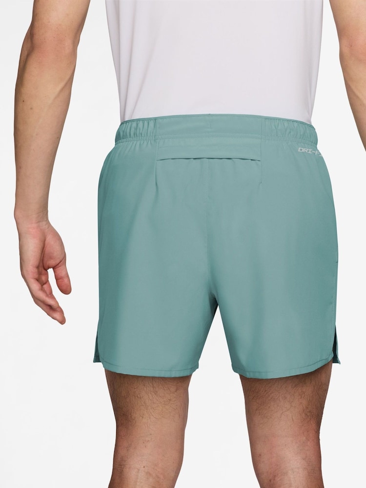 Nike Cannon Green Dri-FIT Challenger 5 inch Brief Lined Running Shorts - Image 2 of 5 Nike Cannon Green Dri-FIT Challenger 5 inch Brief Lined Running Shorts - Image 2 of 5