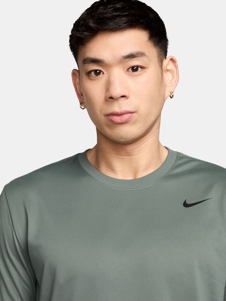 Nike Clay Green Dri-FIT Legend Training T-Shirt - Image 3 of 3 Nike Clay Green Dri-FIT Legend Training T-Shirt - Image 3 of 3