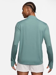 Nike Cannon Green Dri-FIT Pacer Quarter Zip Running Top - Image 2 of 4