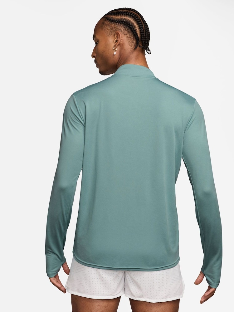 Nike Cannon Green Dri-FIT Pacer Quarter Zip Running Top - Image 2 of 4