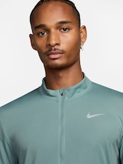 Nike Cannon Green Dri-FIT Pacer Quarter Zip Running Top - Image 3 of 4
