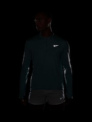 Nike Cannon Green Dri-FIT Pacer Quarter Zip Running Top - Image 4 of 4