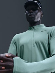 Nike Cannon Green Dri-FIT Pacer Quarter Zip Running Top - Image 5 of 5