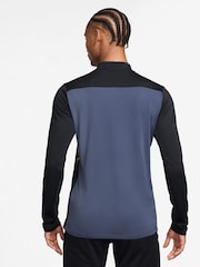 Nike Diffused Blue Academy Dri-FIT Training Drill Top - Image 2 of 3