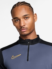Nike Diffused Blue Academy Dri-FIT Training Drill Top - Image 3 of 3