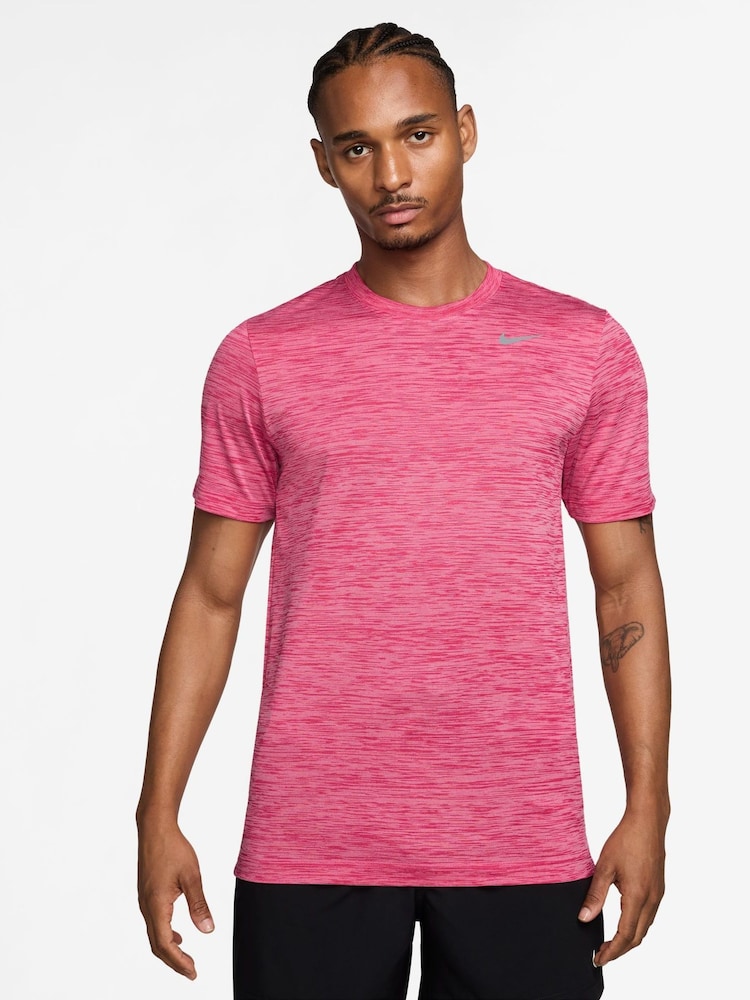 Nike Rush Pink Dri-Fit Training T-Shirt - Image 1 of 3