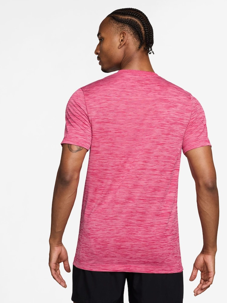 Nike Rush Pink Dri-Fit Training T-Shirt - Image 2 of 3