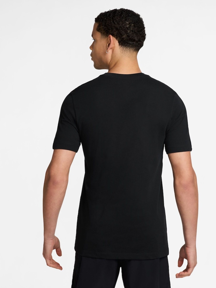 Nike Black Dri-FIT Trail Running T-Shirt - Image 2 of 3 Nike Black Dri-FIT Trail Running T-Shirt - Image 2 of 3