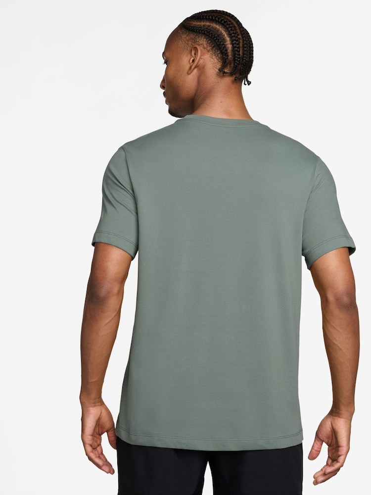 Nike Clay Green Dri-FIT Training T-Shirt - Image 2 of 3 Nike Clay Green Dri-FIT Training T-Shirt - Image 2 of 3