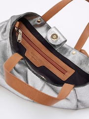 River Island сумка-шоппер с эффектом металлик - Image 4 of 4