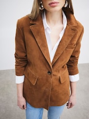 Замшевый блейзер River Island Premium - Image 3 of 6