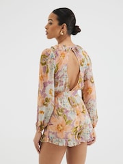 River Island Embellished Ruffle Playsuit - Imagen 2 de 4