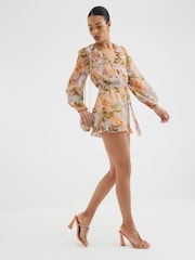 River Island Embellished Ruffle Playsuit - Imagen 3 de 4