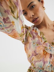 River Island Embellished Ruffle Playsuit - Imagen 4 de 4