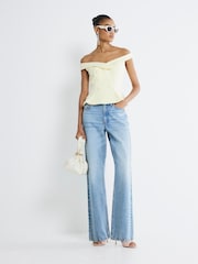 Двубортные блузки с открытыми плечами River Island - Изображение 4 из 4