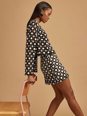 River Island Black Crochet Mini Skirt - Image 3 of 4