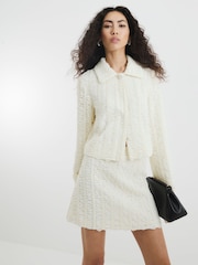River Island Textured Collar Jacket - Изображение 1 из 6