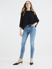 River Island Black Batwing T-Shirt - Image 2 of 4