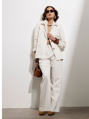 Блейзер свободного кроя River Island Stripe - Image 1 of 4