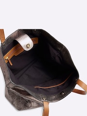 Gris - River Island Metallic Leather Shopper Bag - Imagen 6 de 6