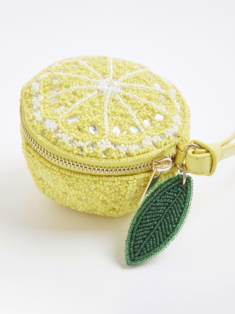 River Island Sac citron perlé - Image 3 of 6