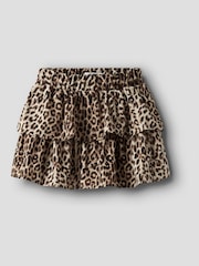 Name It Black Floral Print Ruffle Skirt - Image 1 of 3