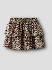Name It Black Floral Print Ruffle Skirt - Image 2 of 3
