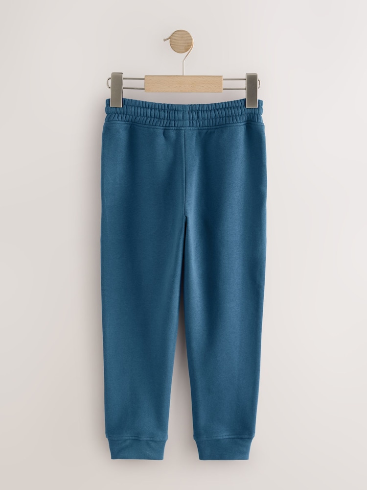 Mid Blue Slim Fit Joggers (3-16yrs) - Image 2 of 4 Mid Blue Slim Fit Joggers (3-16yrs) - Image 2 of 4