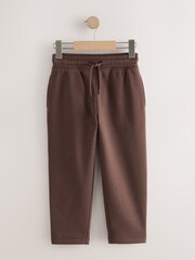 Brown Regular Fit Regular Fit Non Cuff Joggers (3-16yrs) - Image 4 of 7