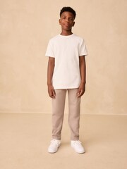 Stone Regular Fit Regular Fit Non Cuff Joggers (3-16yrs) - Image 2 of 7