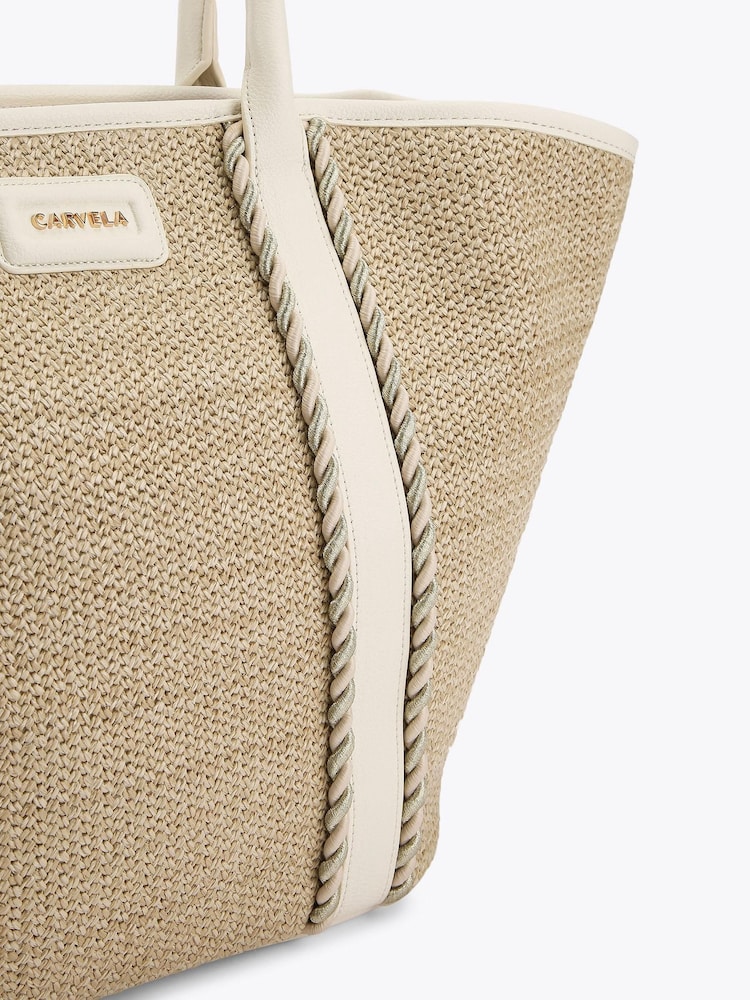 Carvela Cream Sorella Winged Tote Bag - Imagen 4 de 4