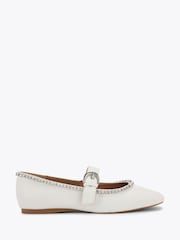 KG Kurt Geiger Cream Nico Gem Pumps - Image 1 of 4