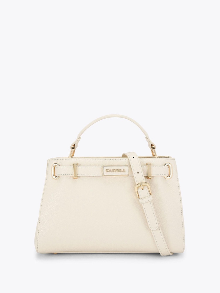 Carvela Violet Belted Midi Black Bag - Image 1 of 4