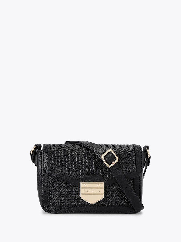 Carvela  Maria Weave Cross-Body Bag - Image 1 of 4
