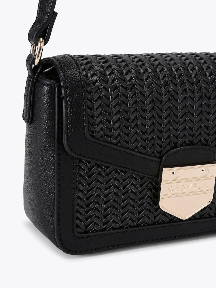 Carvela  Maria Weave Cross-Body Bag - Image 4 of 4
